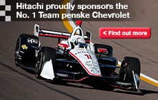 Hitachi is a proud sponsor of the No. 3 Team Penske Dallara Chevrolet.